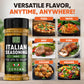 Italian Seasoning Blend Garlic Powder Mix - Gluten Free & Low Sodium Pizza Seasonings For Bruschetta & Spaghetti. Garlic And Her