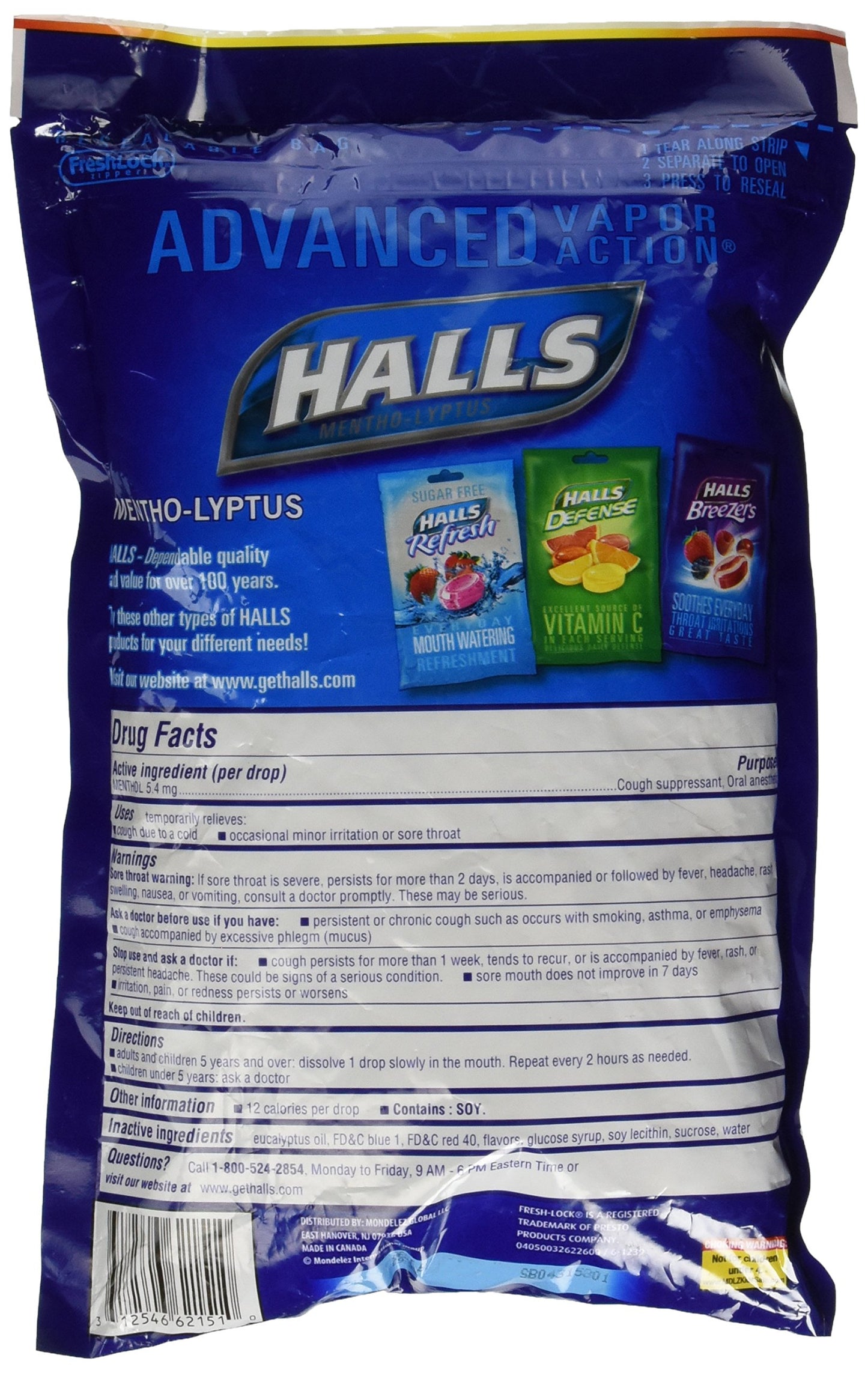 Halls Mentho-Lyptus - 200 drops