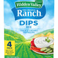 Hidden Valley Ranch Dipping Sauce Mix, Thick & Creamy Ranch Dipping Sauce, Gluten Free Dipping Sauce, Keto Friendly Dip, 1 Ounce