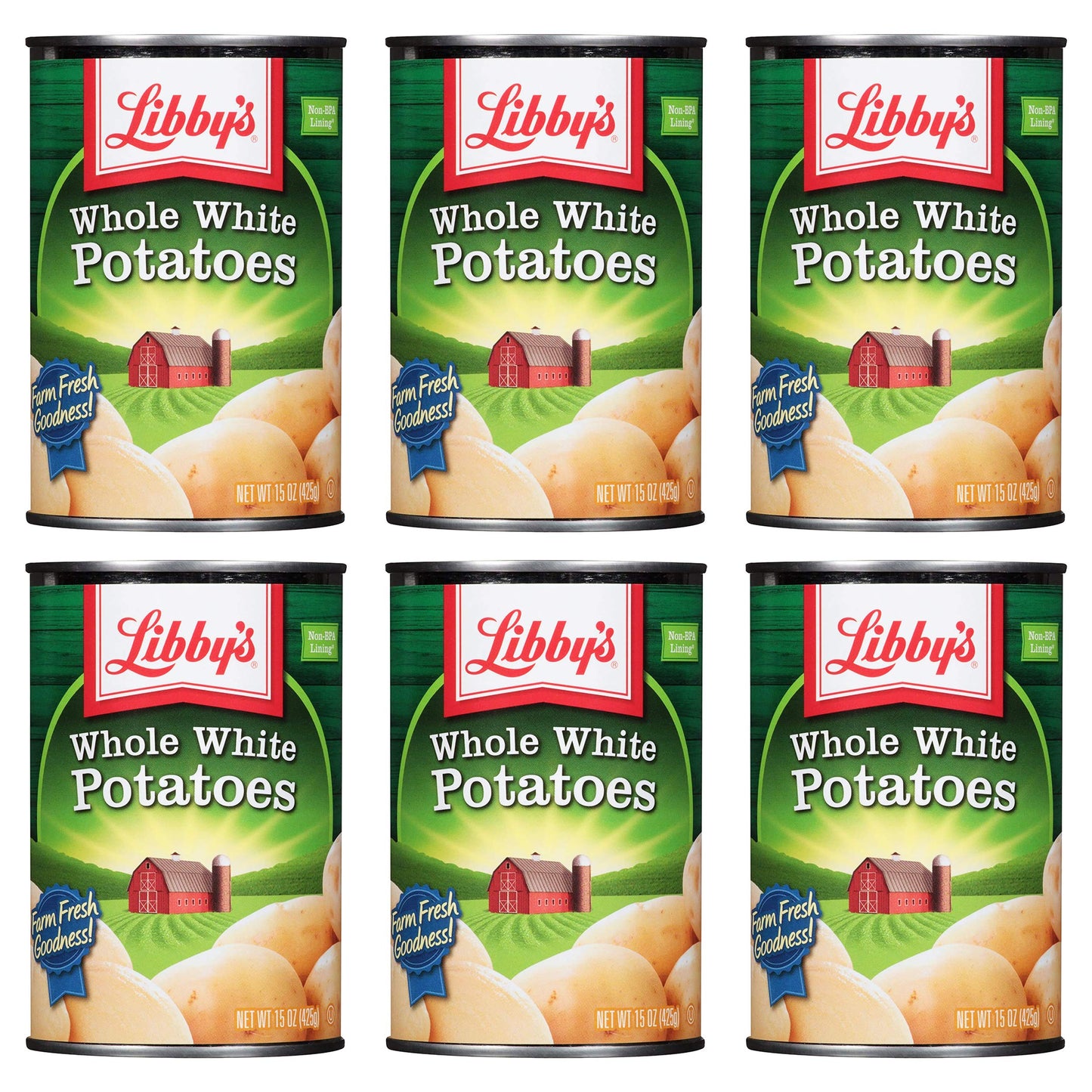 Libby'S Whole White Potatoes 15Oz Cans (Pack Of 6)