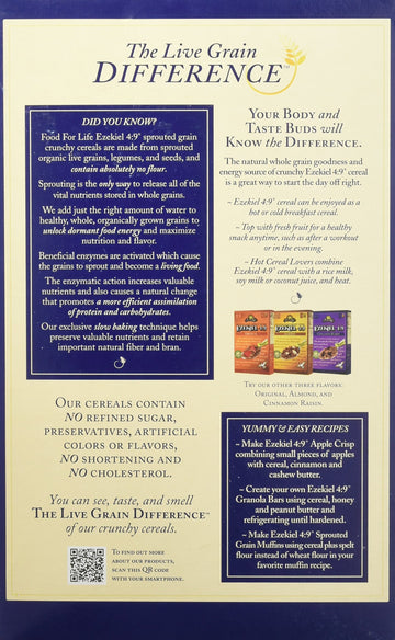Food For Life Cereal Ezekiel 4:9 Golden Flax, 16 Oz