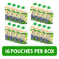 Happy Tot Organics Stage 4 Baby Food Pouches, Gluten Free, Vegan Snack, Super Bellies, Fruit & Veggie Puree, Banana, Spinach & B
