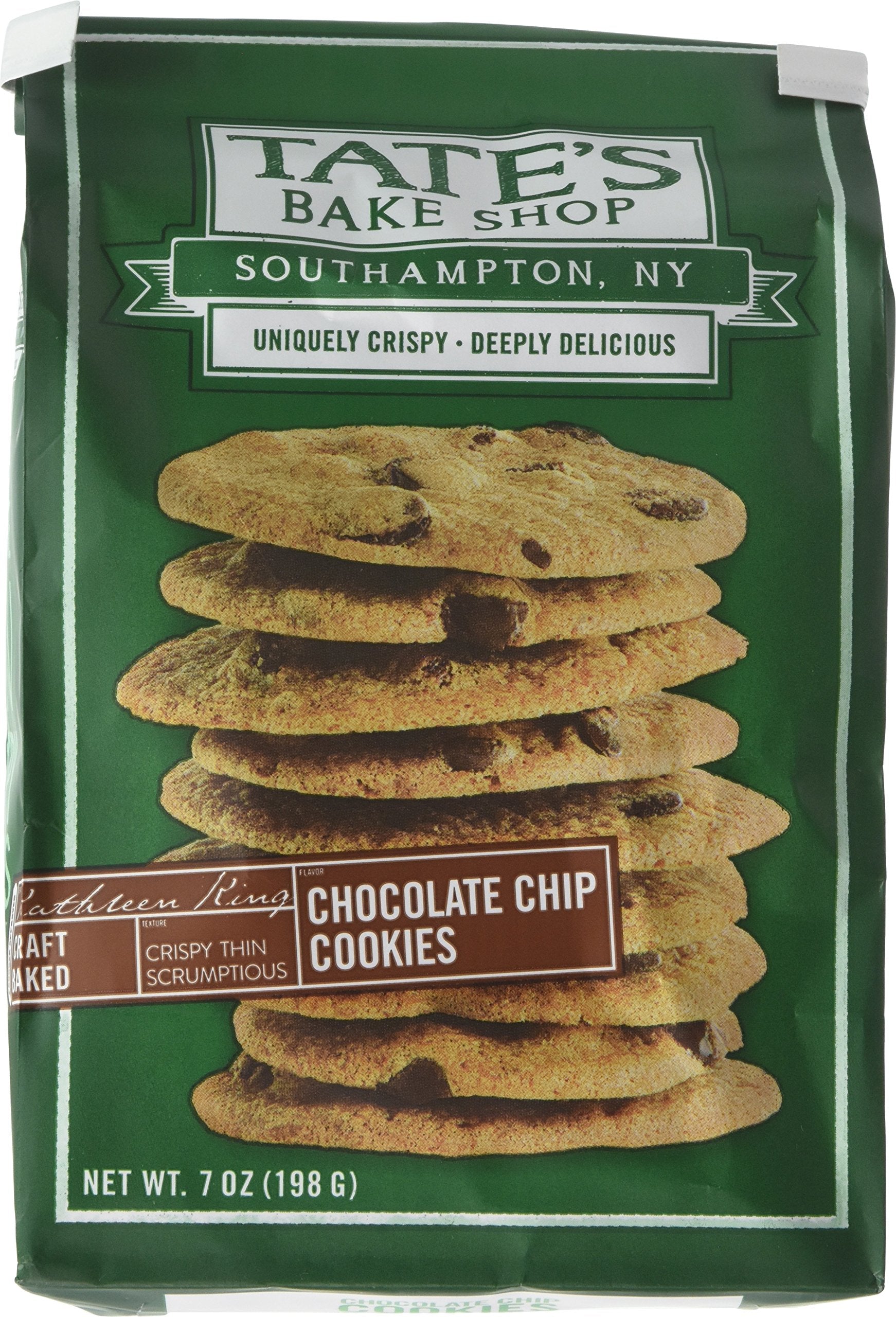 Tate'S Bake Shop- Chocolate Chip Cookies, 7 Ounce, (Pack Of 2)