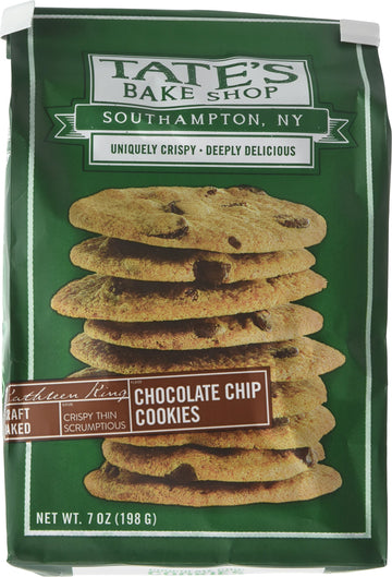 Tate'S Bake Shop- Chocolate Chip Cookies, 7 Ounce, (Pack Of 2)