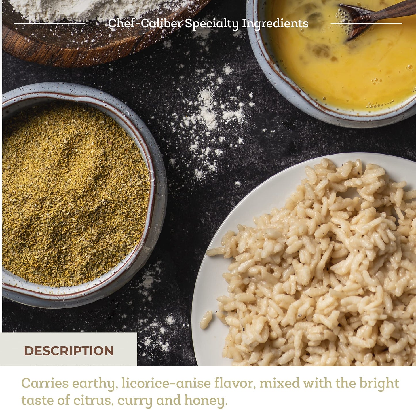 Fresh & Wild | Wild Italian Fennel Pollen | Vegan, Gluten-Free | Great With Rice, Pasta, Risotto, Marinades, Meat & Fish, Or Eve