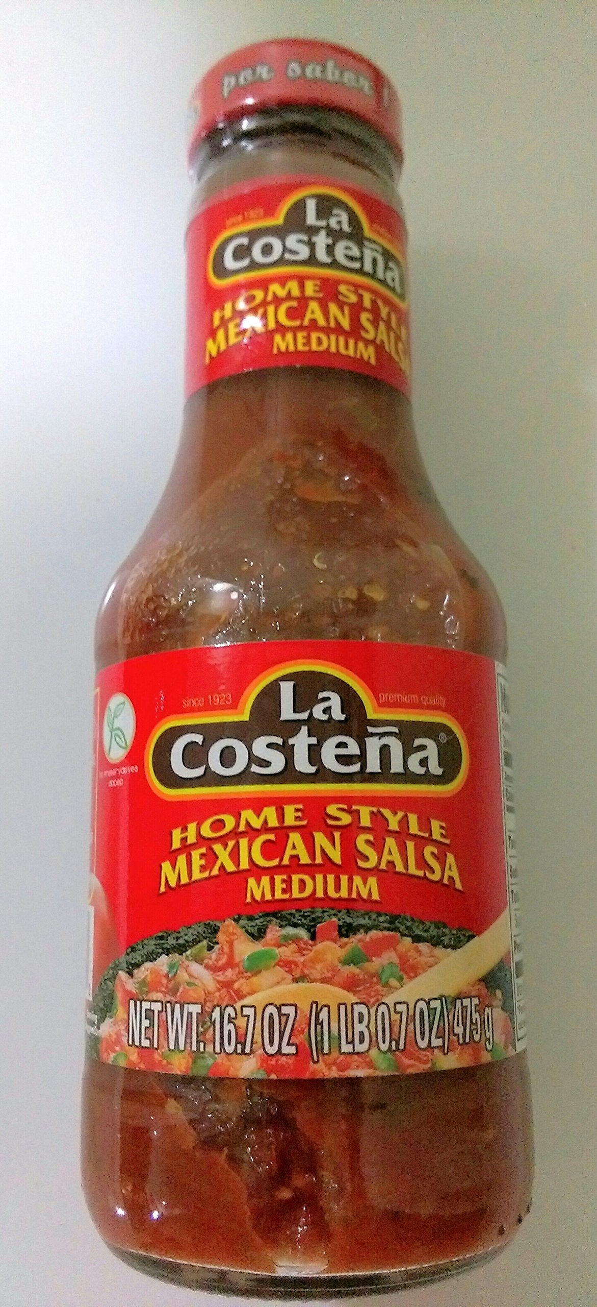 La Costena Salsa 16.7Oz Bottle (Pack Of 3) (Homestyle Mexican - Medium)