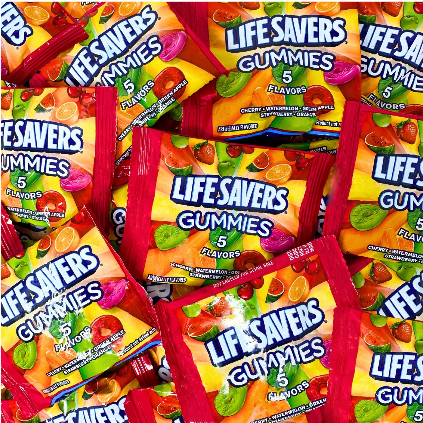 Holiday Bundle ASSORTIT X Life Savers Collab Fun Size Fruit Gummy Candy 60+ Individually Wrapped Single Serve Packs  3 Lbs  5 Fruity Flavors  Bulk Ideal For Parties  Office Snacks Trick Or Treating