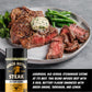 Fire & Smoke Society Garlic Butter Steak Seasoning BBQ Rub, 6.2 oz, Perfect for Steaks, Brisket, and Burgers
