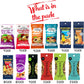 Niro Gift Basket | Nut And Trail Mix Assortment | 12 Different Flavors | 54 Packs Of Nuts And Trail Mixes