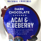 Chocolate Covered Blueberries And Acai Berries - 7Oz Package Of Delicious Dark Chocolate Covered Blueberry And Acai