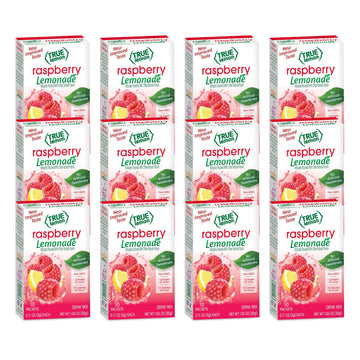True Lemon Raspberry Lemonade Water Enhancer Drink Mix (120ct), Low Calorie Drink Mix Packets for Water, Powdered Drink Mixes & 