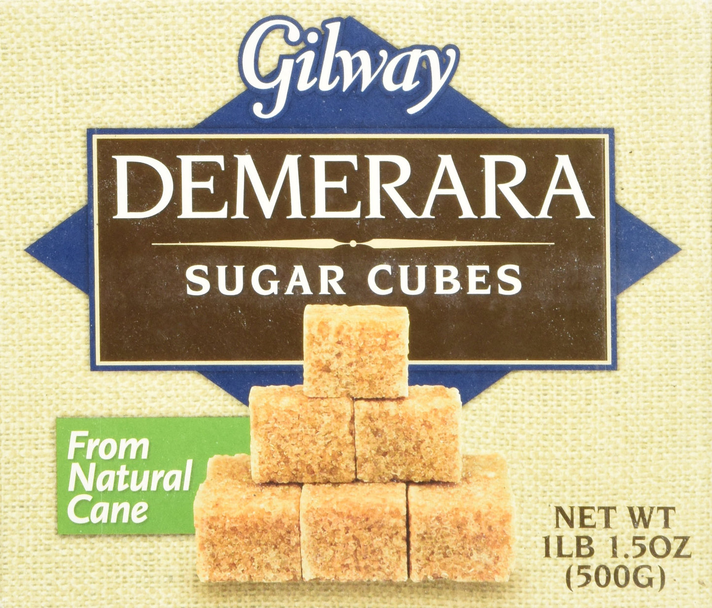 Gilway Demerara Sugar Cubes , 1.50 Ounce (Pack of 2)