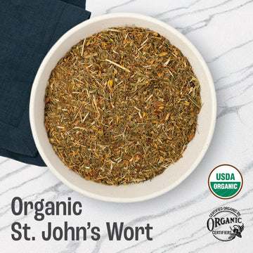 J Mac Botanicals, Organic St John'S Wort (16 Oz) Hypericum Perforatum Loose Leaf Herbal Tea