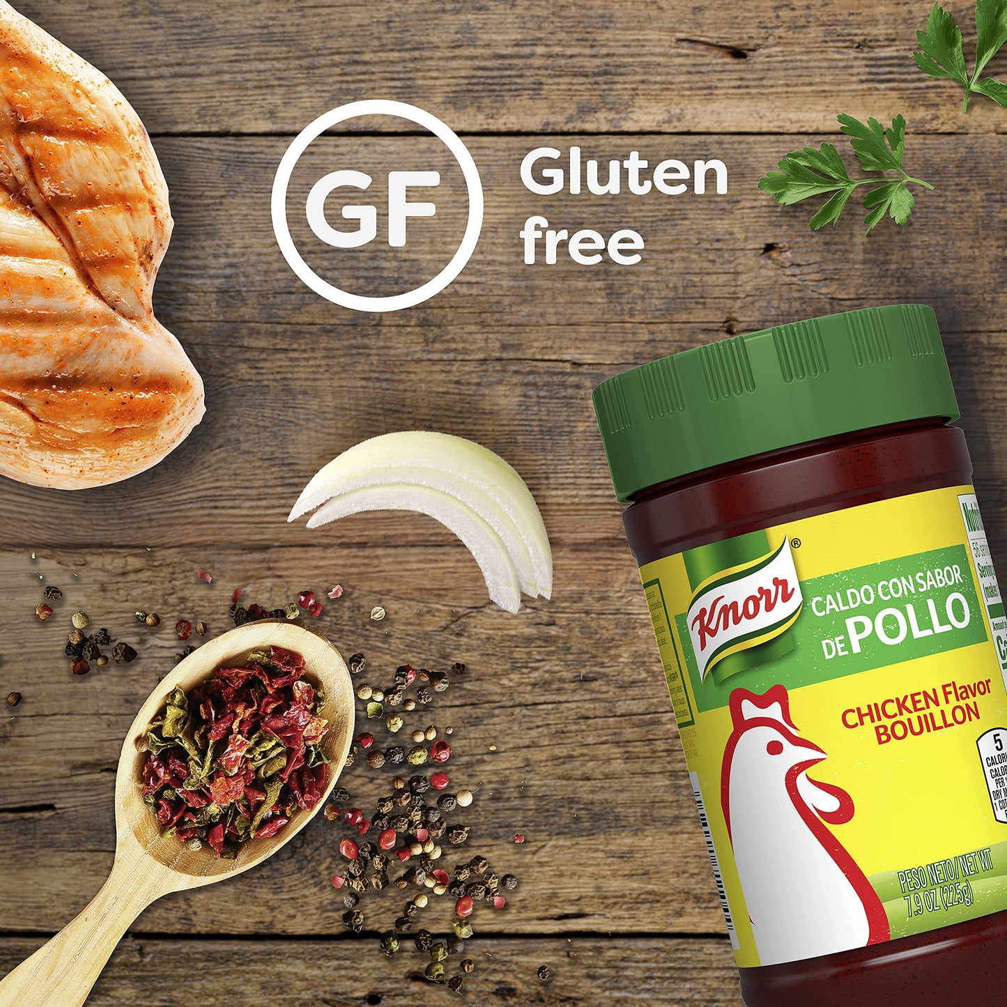 Knorr Granulated Bouillon, Chicken, 7.9 Ounce (Pack of 12)