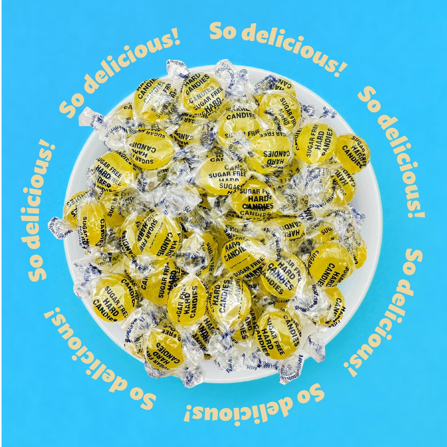 Sugar-Free Lemon Hard Candy, 1-Pound Pack