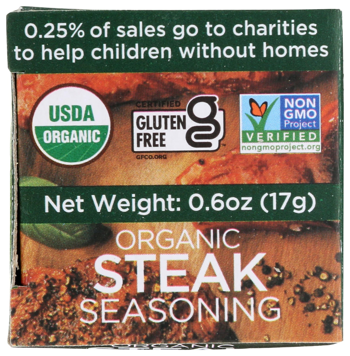 Organic Rib Eye Steak Seasoning - Compact
