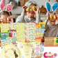 Easter Snack Yellow Tin (60 Count) Filled With Candy, Peelable Gummies,Bunny And More, Great Package For Family, Friends, Boys A
