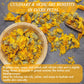 Cure Wid Pure Certified Organic Dried Calendula Flowers | 4 oz Resealable Pack Whole Organic Calendula Flowers for Skincare DIY Remedies & Herbal Tea | Vibrant Color & Aromatic Dried Marigold Flower
