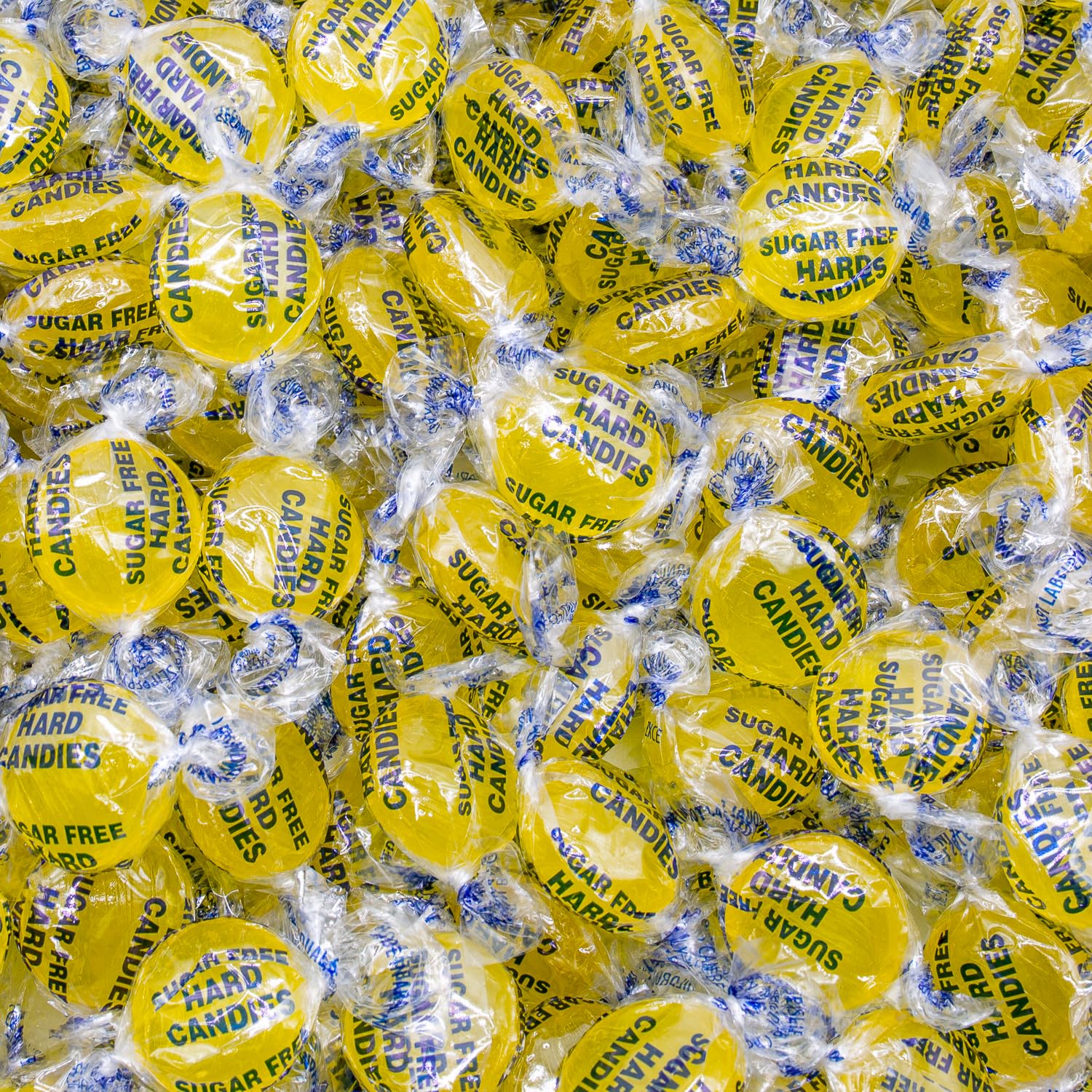 Sugar Free Lemon Drops Hard Candy 8 Oz – Keto Snacks For Diabetics, Low Carb, Individually Wrapped