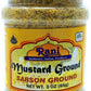Rani Mustard Seeds Ground, Powder Spice (Rai Sarson) 3oz (85g) PET Jar ~ All Natural | Gluten Friendly | NON-GMO | Vegan | India