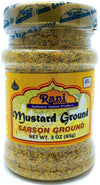 Rani Mustard Seeds Ground, Powder Spice (Rai Sarson) 3oz (85g) PET Jar ~ All Natural | Gluten Friendly | NON-GMO | Vegan | India