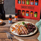 Thoughtfully Gourmet Hot Sauce Gift Set, Variety Pack of 10 Flavors, 0.7 Fl Oz Each