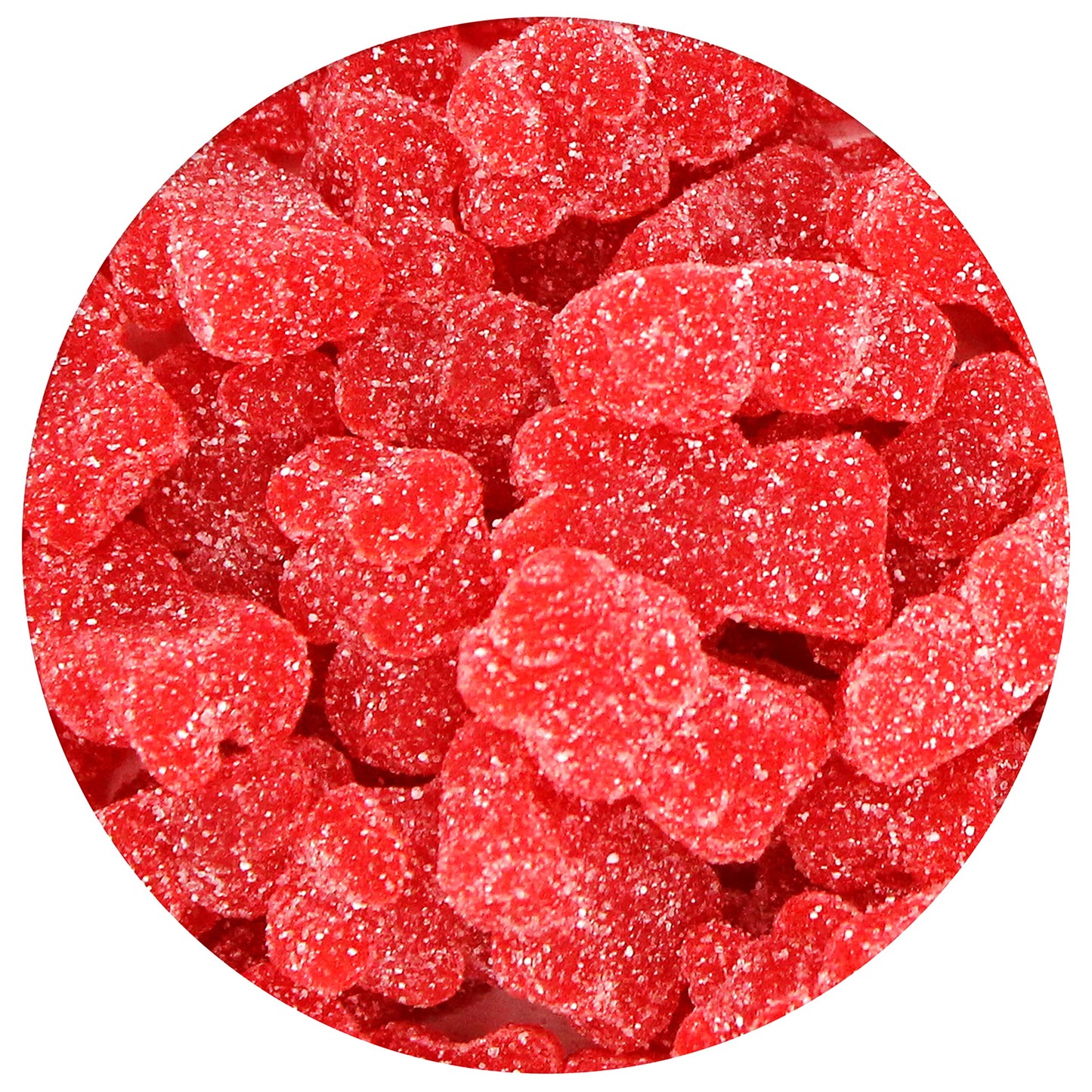 The Hampton Popcorn Company Red Gummy Bears, Cherry Flavored, 1.3 Pound Resealable Bag