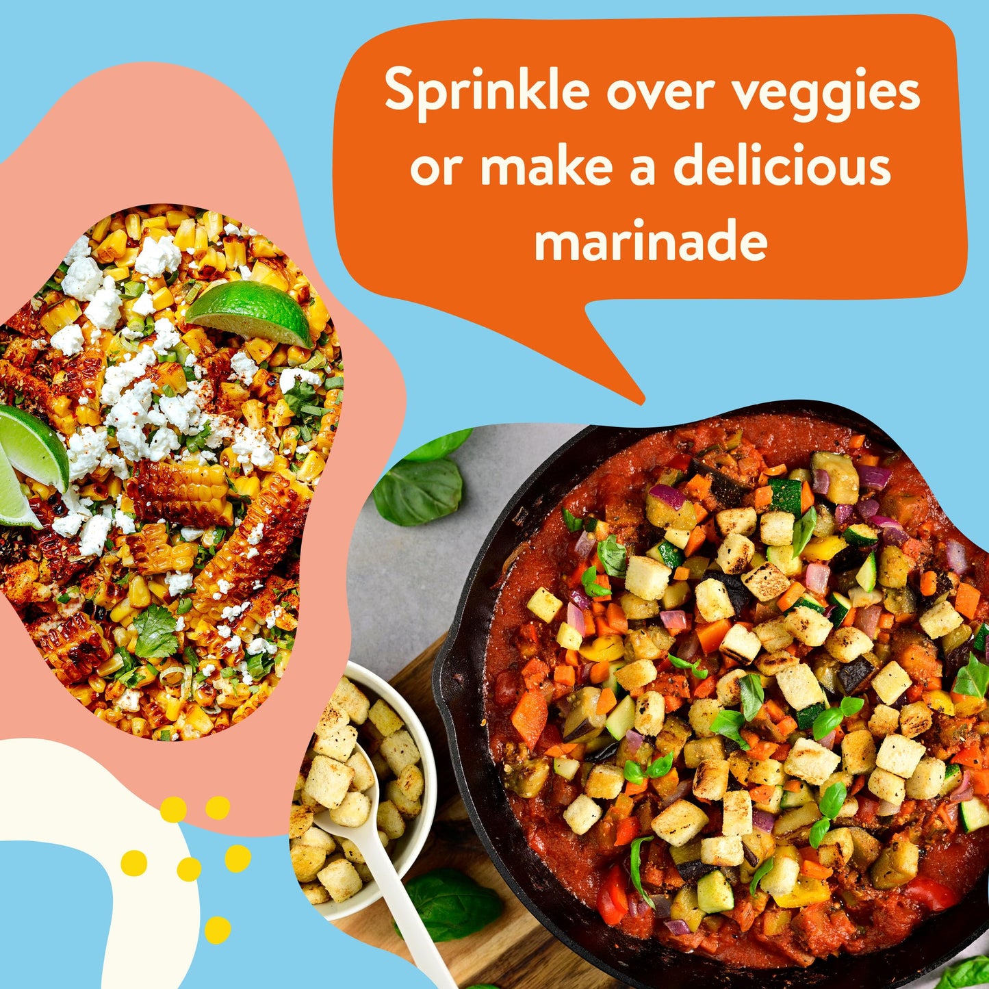 Just Spices Vegetable Allrounder, 2.64 Oz I Spice Mix For Delicious, Spicy And Healthy Vegetables I Cooked, Air Fried Or Baked V