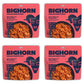 Bighorn Mountain Food Spicy Mexican Birria And Rice - Contains 4 Packs | 8 Servings | 140G Protein | 1,960 Calories - Enhanced Freeze Dried Meals For Backpacking Food - Dehydrated Camping Food For Backpacking Meal - Just Add Water - Great Taste