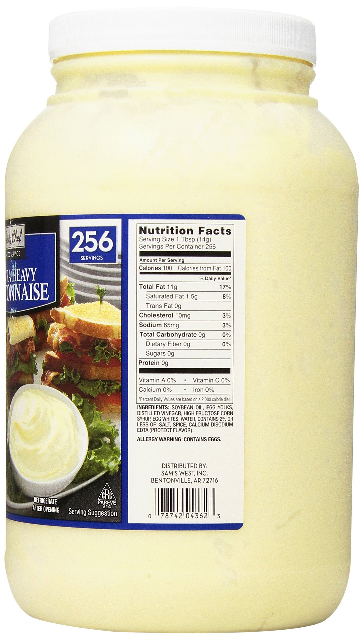 Member'S Mark Food Service Extra Heavy Mayonnaise 128 Fluid Ounce