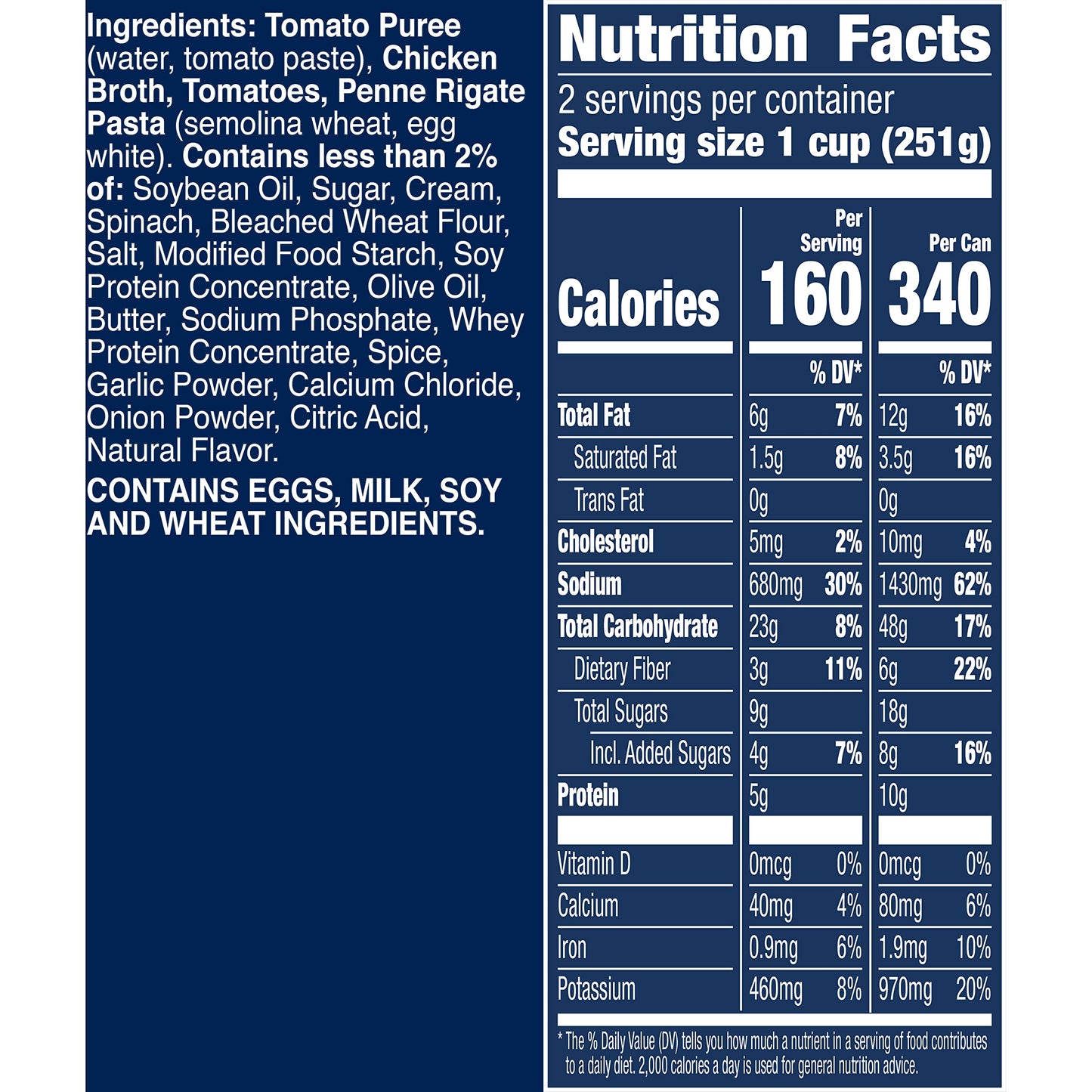Progresso Traditional, Creamy Tomato With Penne Canned Soup, 18.5 Oz. (Pack Of 12)