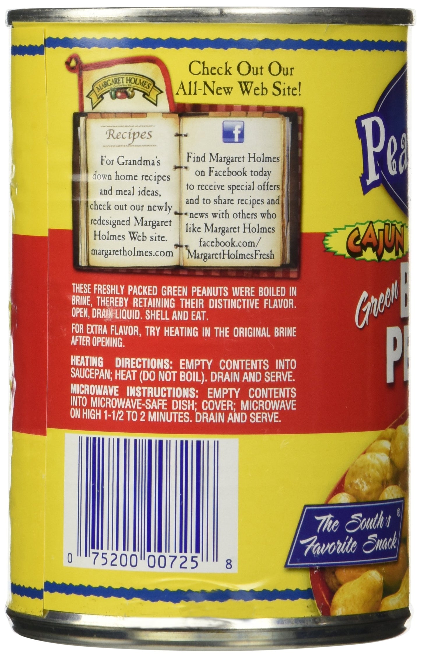 Peanut Patch Peanuts Cajun Boiled,13.5 Ounce (Pack of 3)