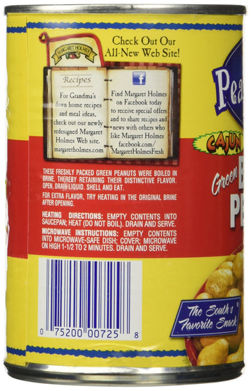 Peanut Patch Peanuts Cajun Boiled,13.5 Ounce (Pack of 3)