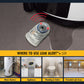Zircon Leak Alert + Led! Water Leak Detector & Flood Sensor Alarm/Water Leak Sensor With Dual Leak Alarms 90Db Audio + Flashing