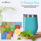 Modern Elegance Tea Gift Set for Mothers Day - Assorted Teas, Elegant Mug & Honey, Teal