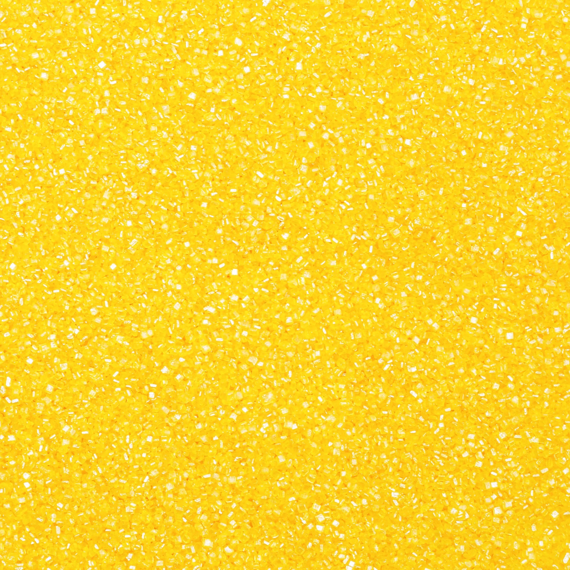 Kasvan Yellow Sanding Sugar Sprinkles - Edible Sugar Crystals, Baking Cake Decorations, Ice Cream Toppings cupcake Decorating, W
