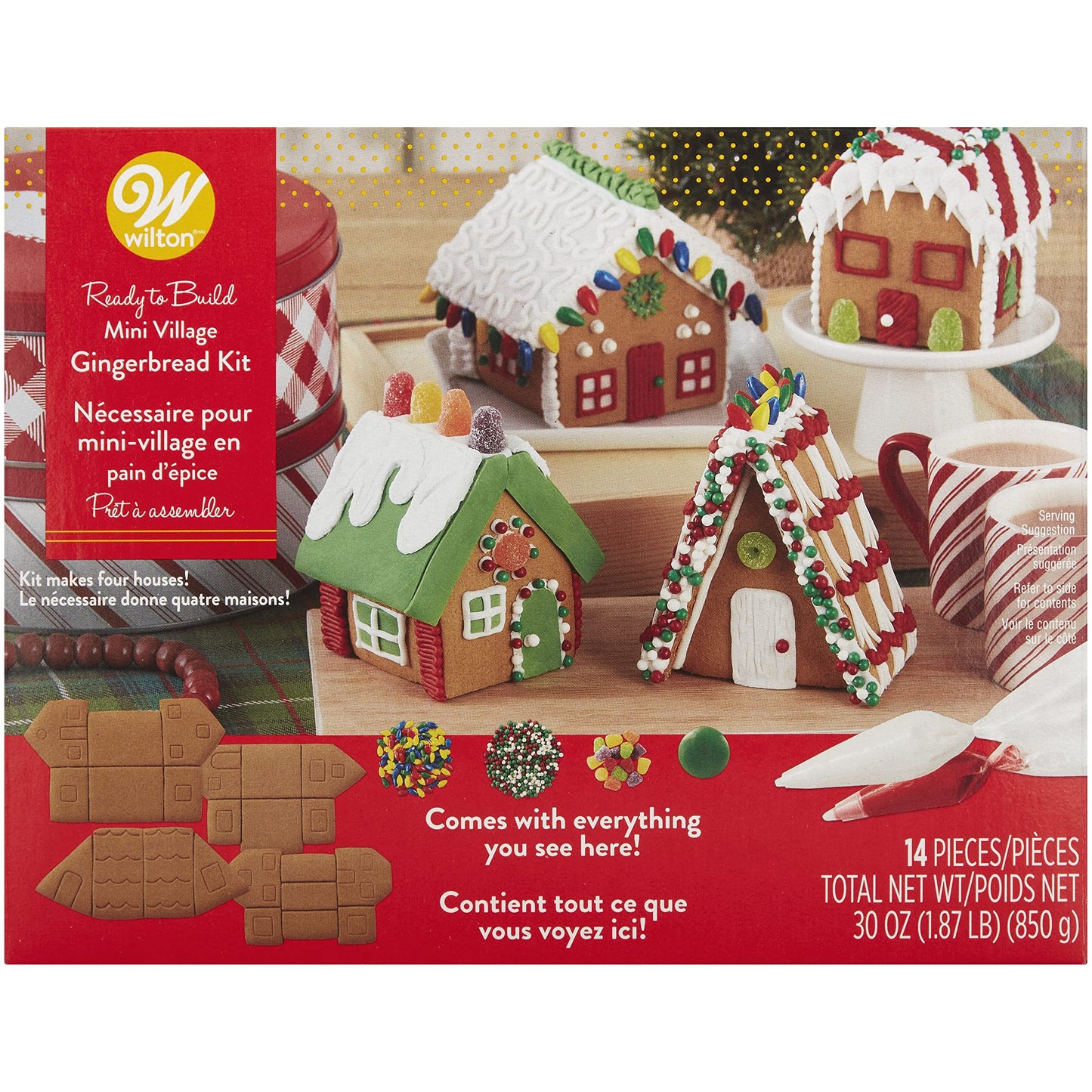 Wilton Gingerbread KIT Village Mini Village One Size Model 1900-0-0133