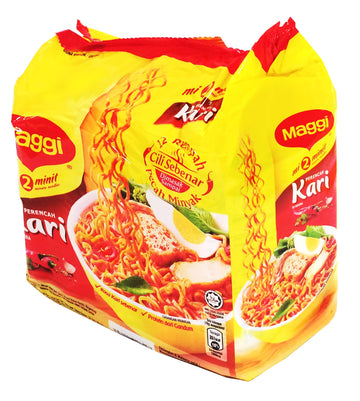 Maggi 2 Minute Noodles Curry Flavour - 79G - Pack Of 5