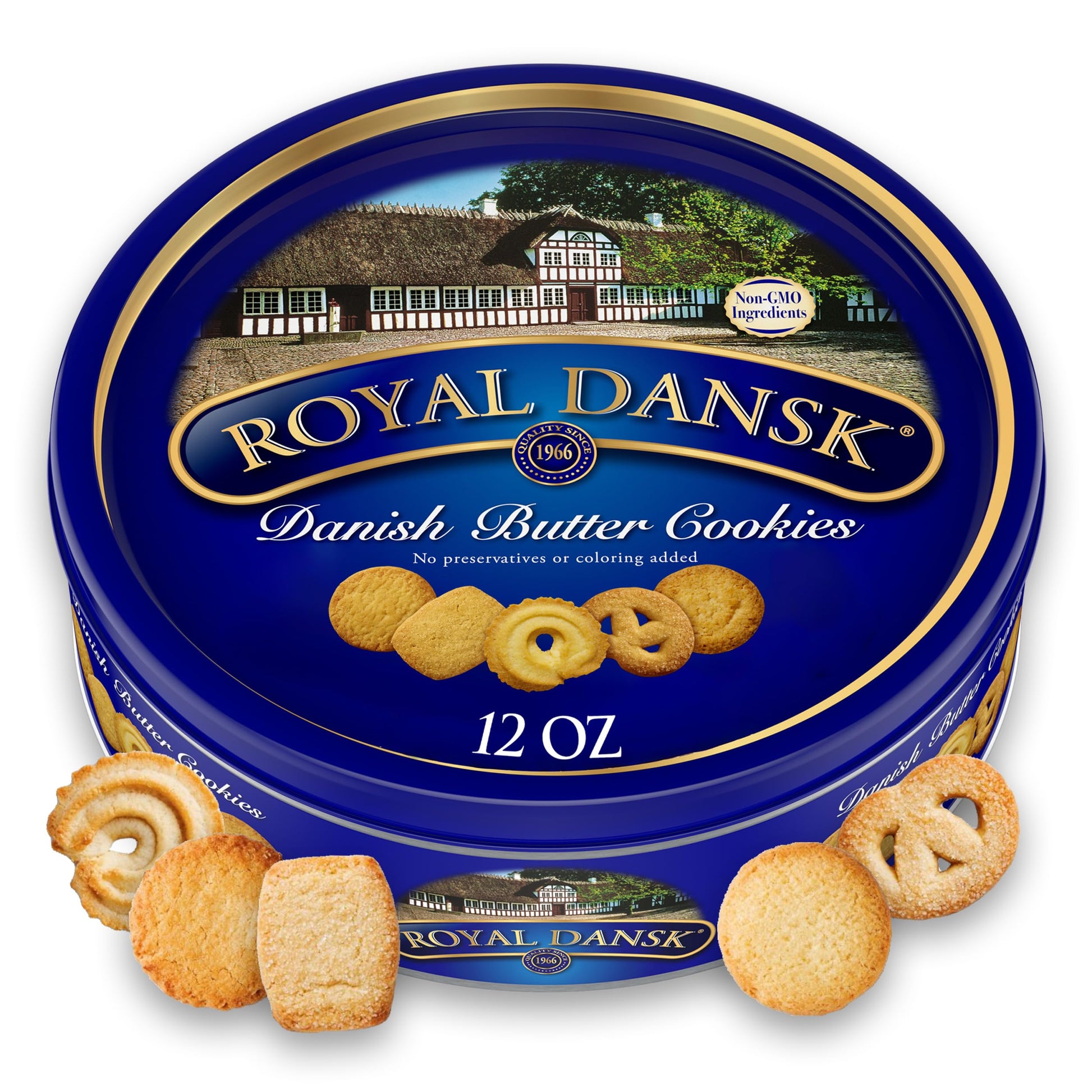 Royal Dansk Danish Cookie Selection, No Preservatives Or Coloring Added, 12 Oz. (Pack Of 1)