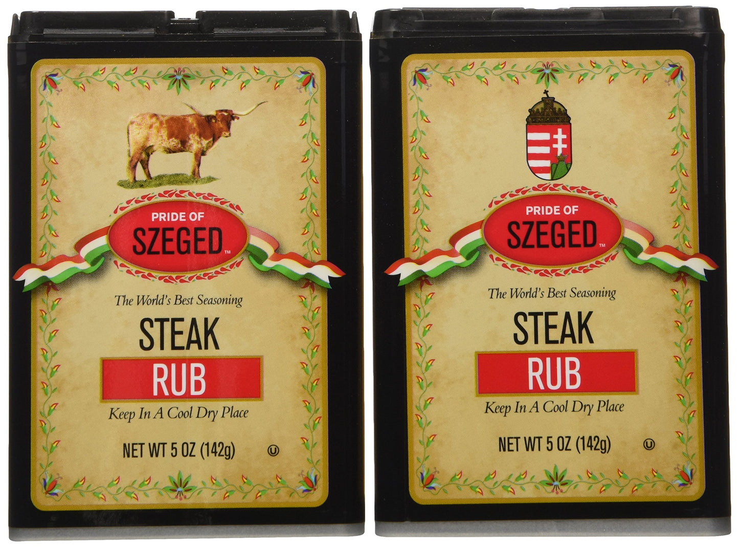 Szeged Steak Rub - Gourmet Seasoning Blend, 10 Ounce (Pack of 1)
