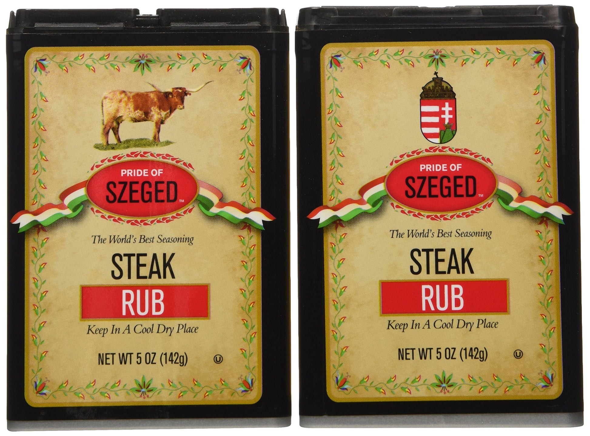 Szeged Steak Rub - Gourmet Seasoning Blend, 10 Ounce (Pack of 1)