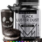 Mon  Gasque Black Luster Dust Edible Glitter For Cocktails 15G - Premium Black Edible Glitter For Cakes - Halloween Cake Luster