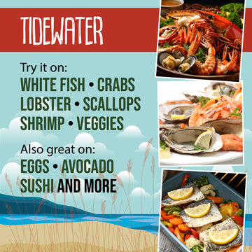 Flavor Seed Tidewater Organic Seafood Seasoning, All Purpose Fish Seasoning For Shrimp, Crab Meat, Lobster And Seafood Boils Wit