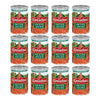 Contadina Petite Cut Diced Tomatoes, 12 Pack, 14.5 Oz Can, Red