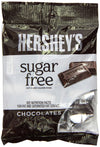 HERSHEY Chocolate Candy, Sugar Free, 3-Ounce Bags (Pack of 12)
