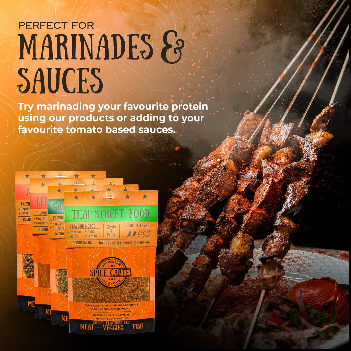 Spice Cartels Cartel Classics 8 Pack S Box Of Global Herbs & Spices