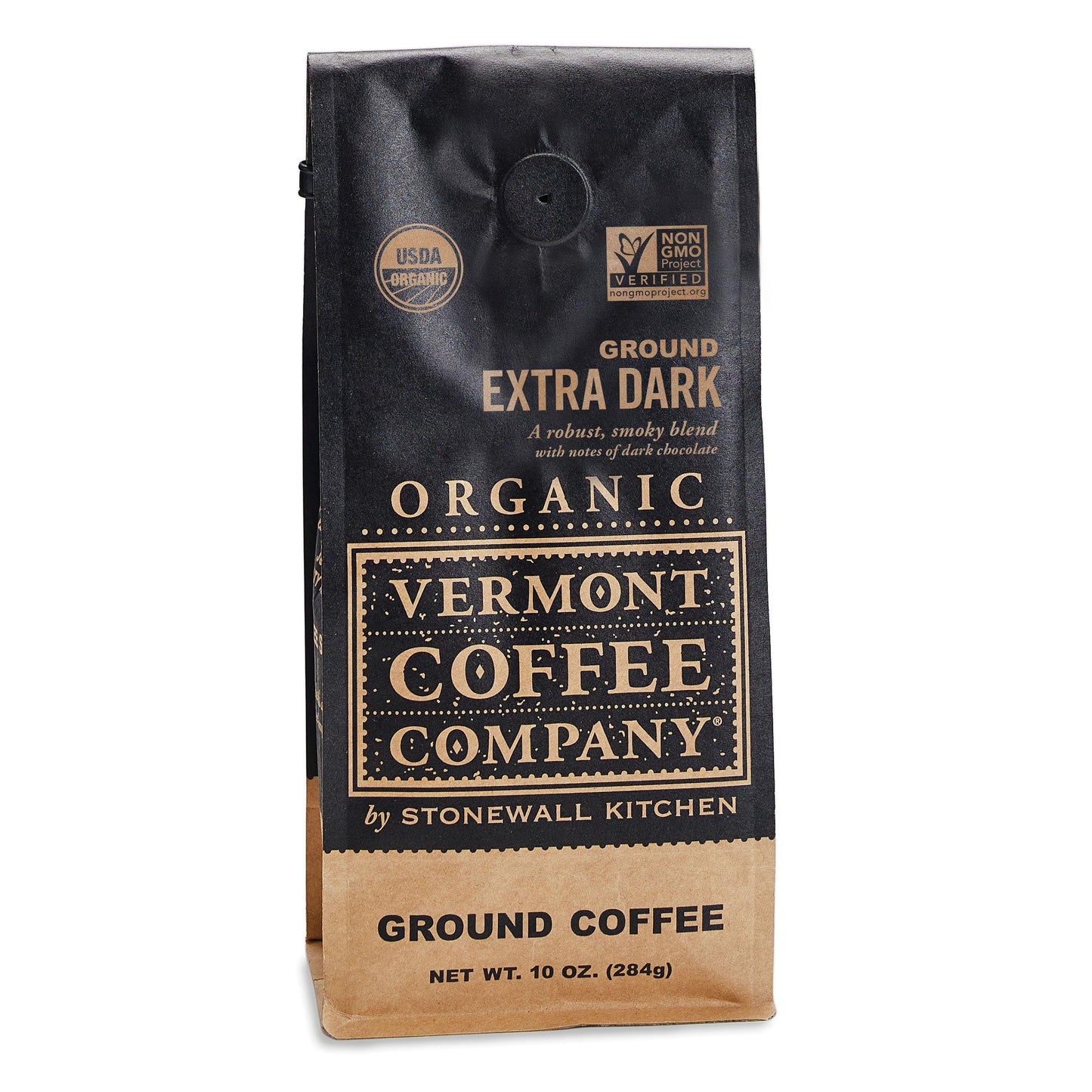Vermont Coffee Company  Organic Extra Dark Roast Ground Coffee  10oz.  Made in the USA