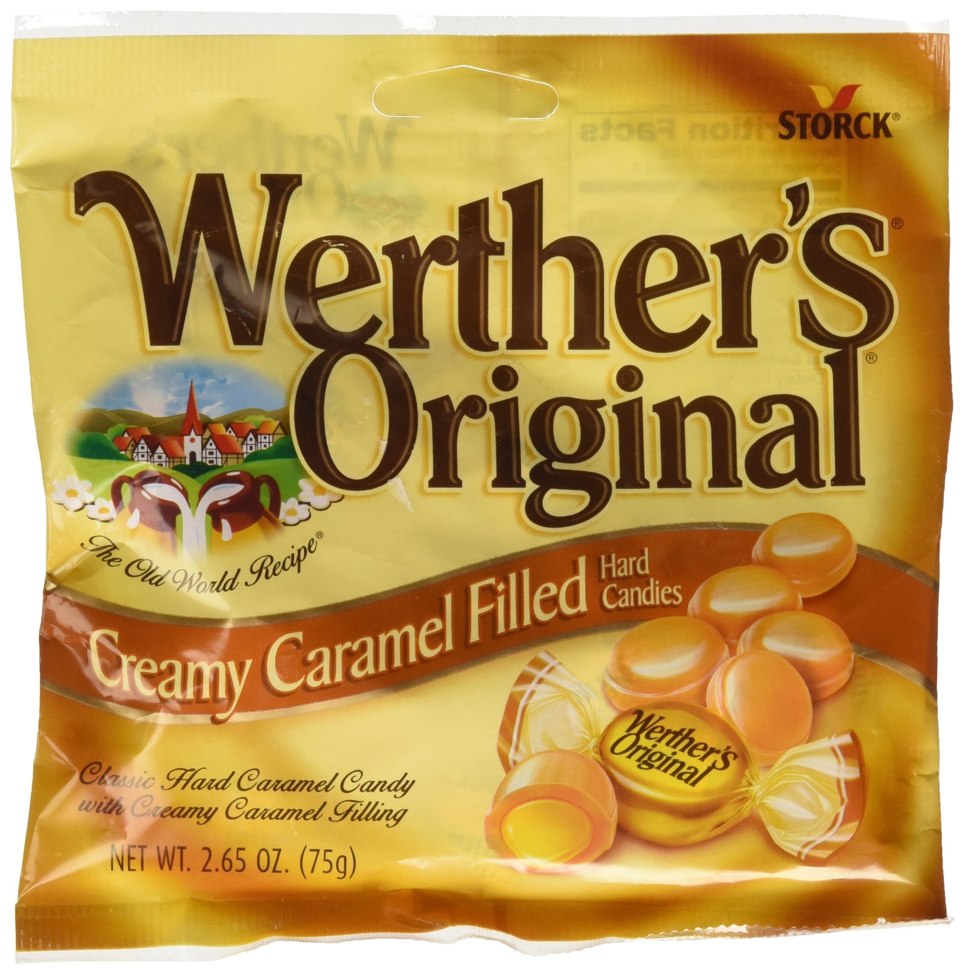 Werthers Original Creamy Caramel Filled Hard Candies (2.65oz) Single Pack
