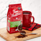 Tim Hortons Decaf Blend  Medium Roast Ground Coffee  Perfectly Balanced  Always Smooth  Made with 100% Arabica Beans  72 Ounce (6 x 12 oz Bags)