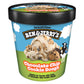 Ben & Jerrys Chocolate Chip Cookie Dough Vanilla Ice Cream Pint Non-GMO 16 oz